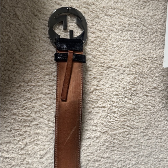 Gucci classic men script belt - Picture 6 of 11